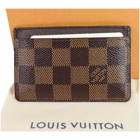 lv card holder damier|damier ebene card holder.